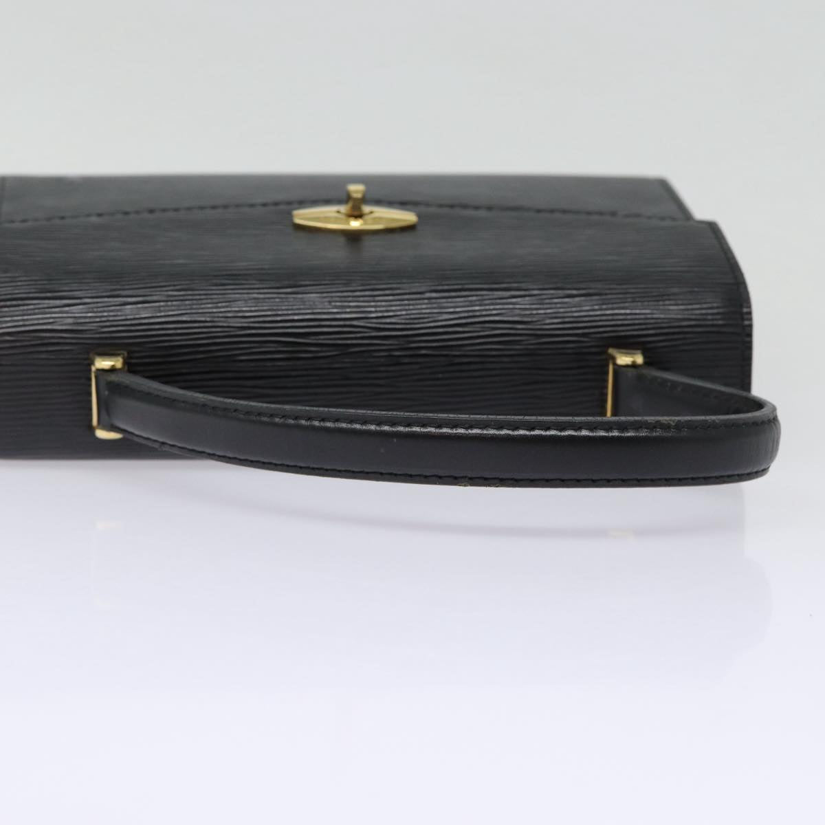 LOUIS VUITTON Epi Malesherbes Hand Bag Black M52372 LV Auth 88304