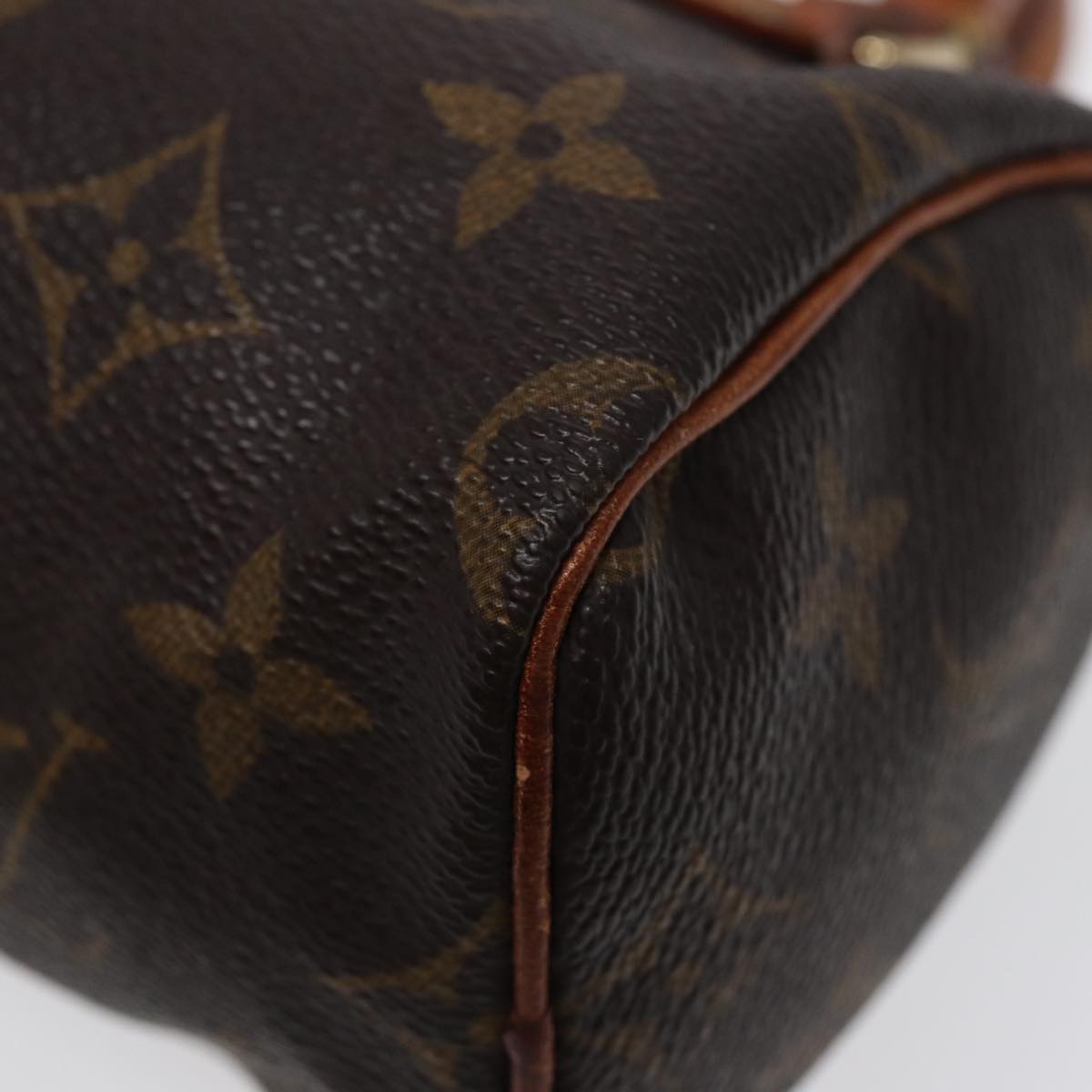 LOUIS VUITTON Monogram Mini Speedy Hand Bag M41534 LV Auth 88317