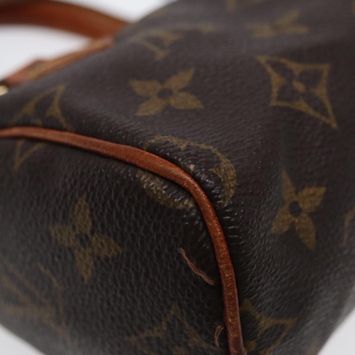 LOUIS VUITTON Monogram Mini Speedy Hand Bag M41534 LV Auth 88317