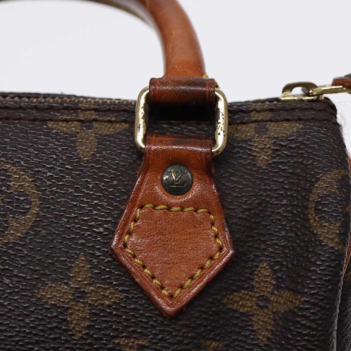 LOUIS VUITTON Monogram Mini Speedy Hand Bag M41534 LV Auth 88317