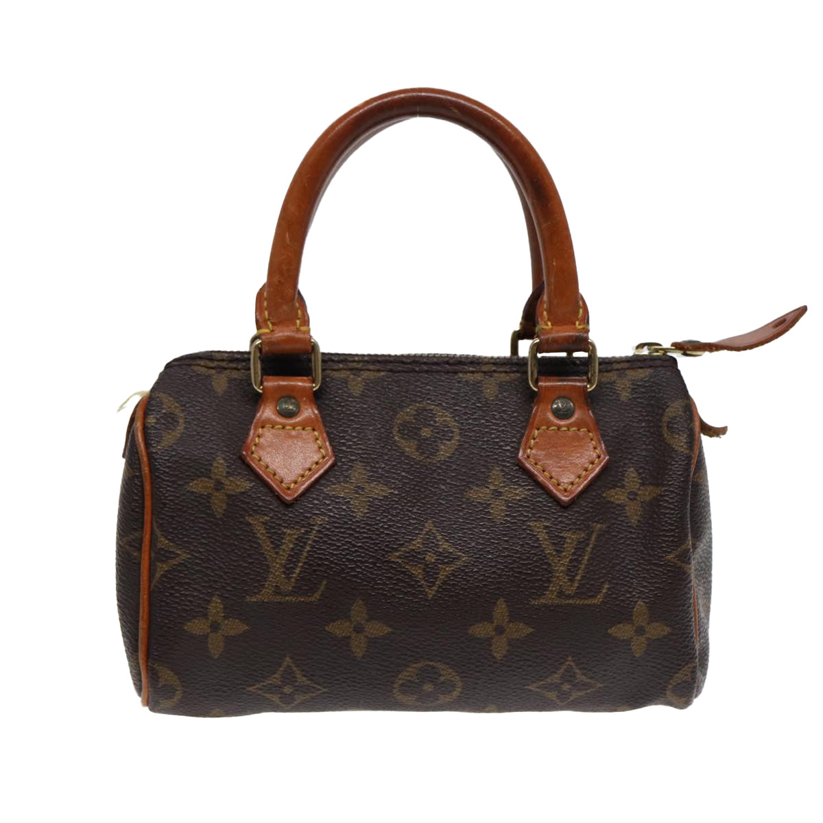 LOUIS VUITTON Monogram Mini Speedy Hand Bag M41534 LV Auth 88317