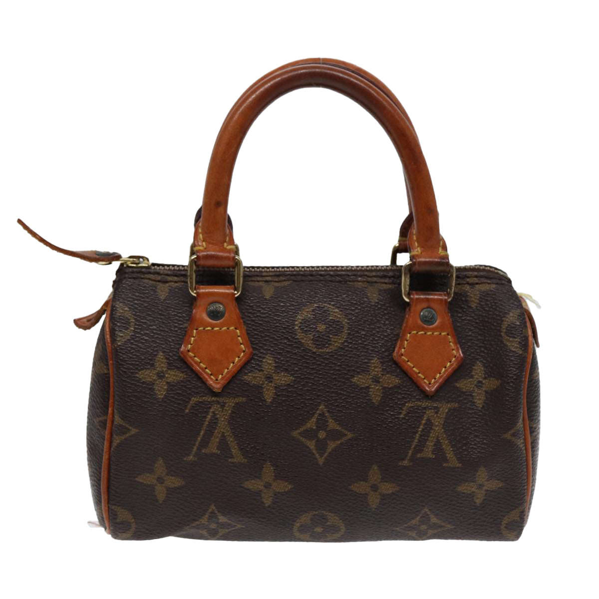 LOUIS VUITTON Monogram Mini Speedy Hand Bag M41534 LV Auth 88317