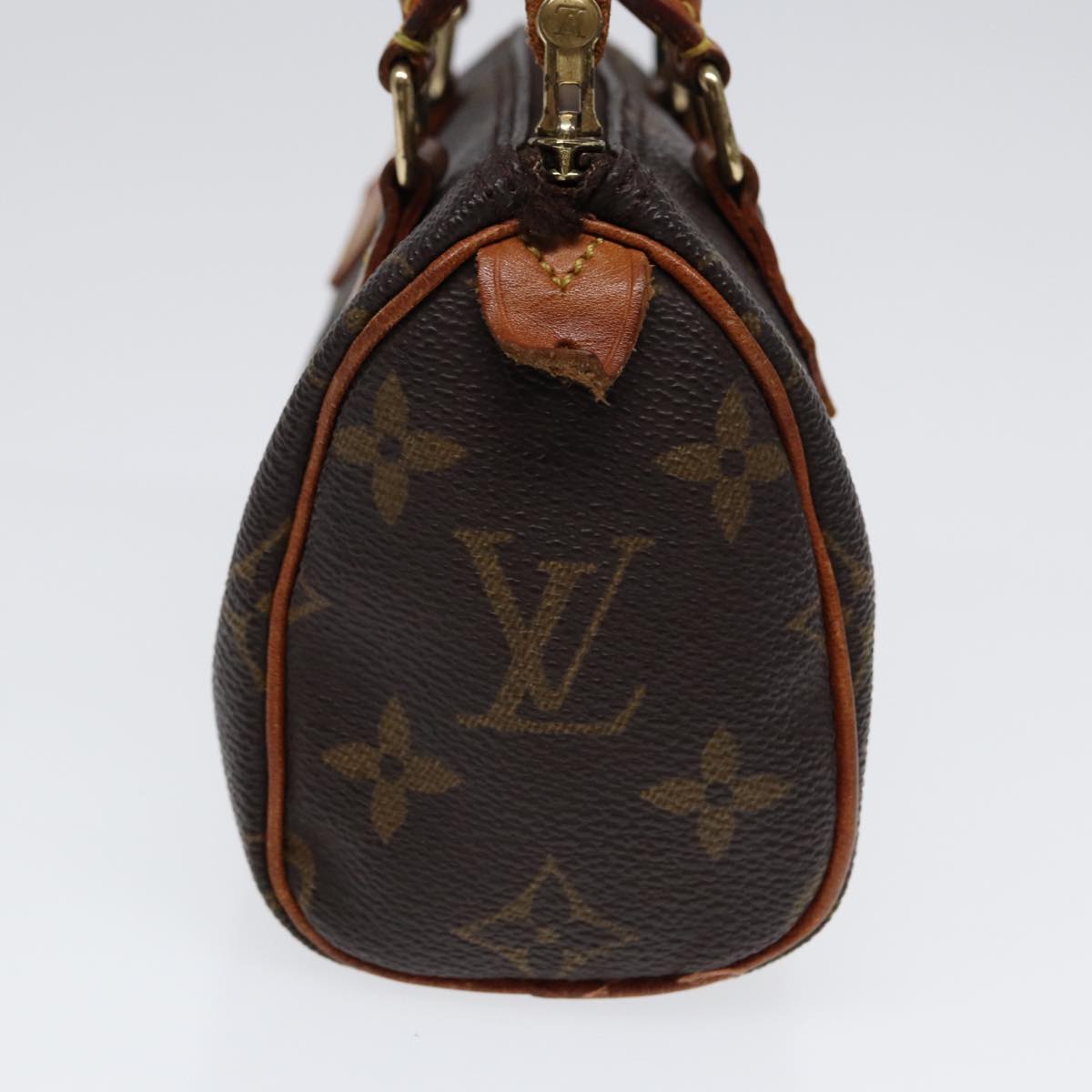 LOUIS VUITTON Monogram Mini Speedy Hand Bag M41534 LV Auth 88317