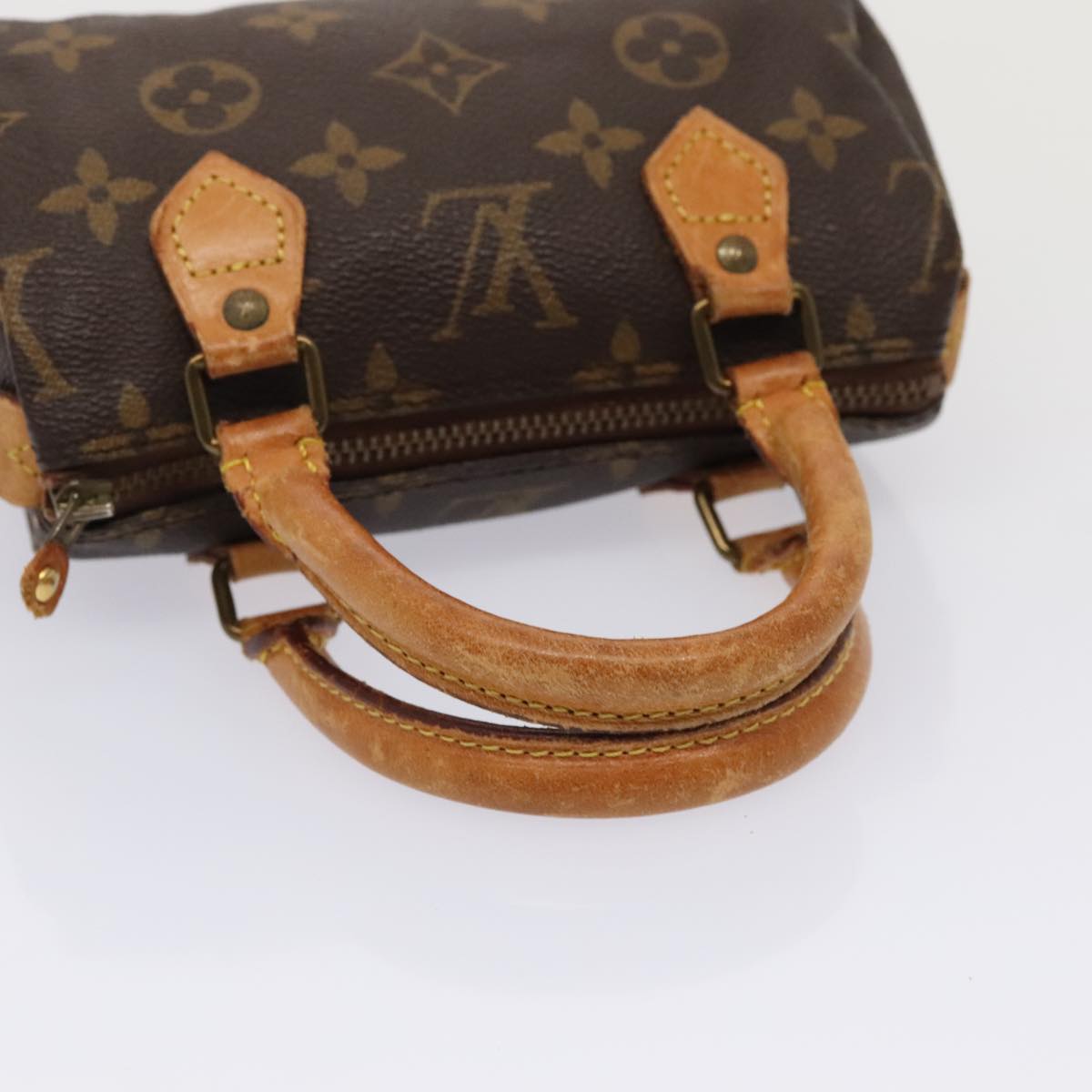 LOUIS VUITTON Monogram Mini Speedy Hand Bag M41534 LV Auth 88319