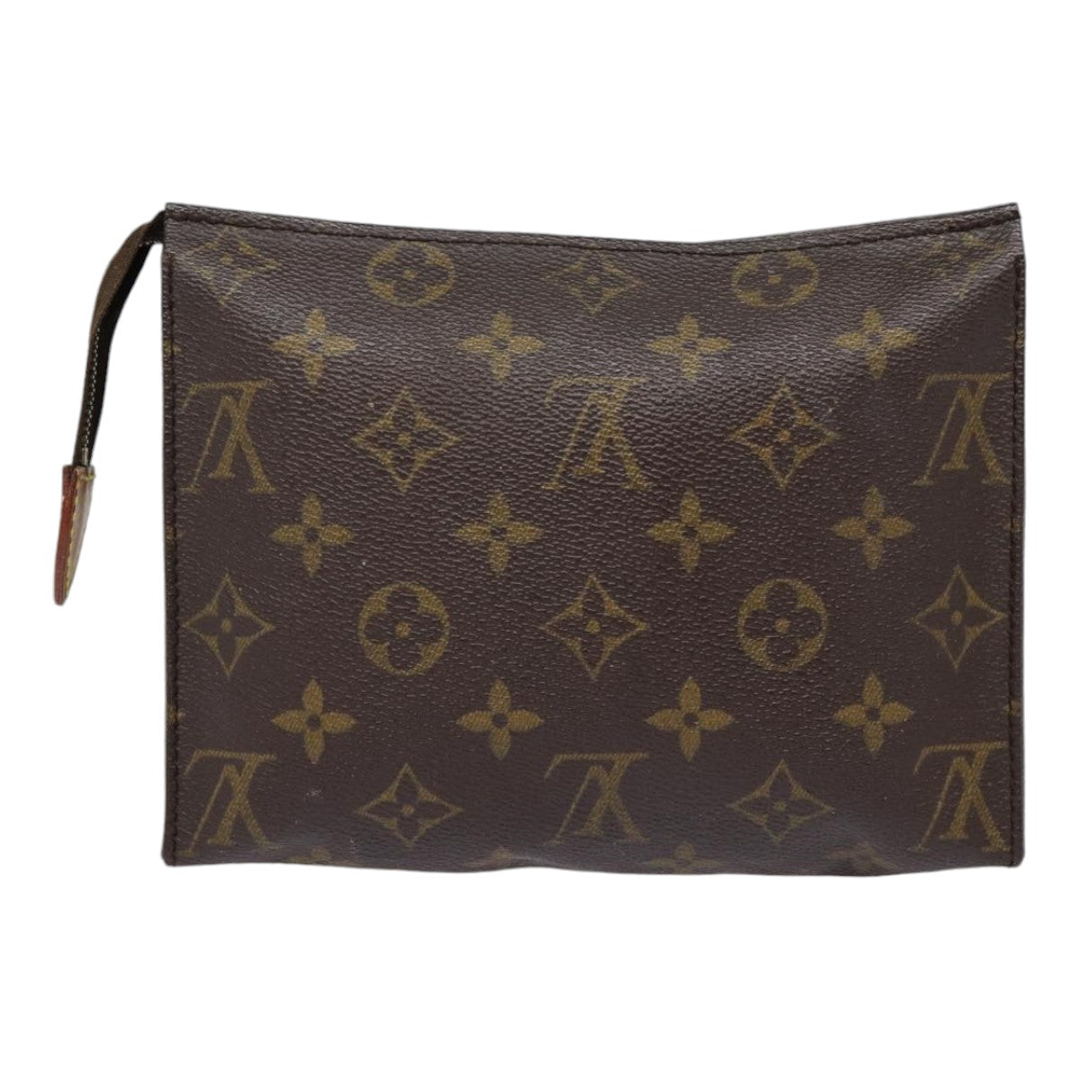 LOUIS VUITTON Monogram Poche Toilette 19 Pouch M47544 LV Auth 88329