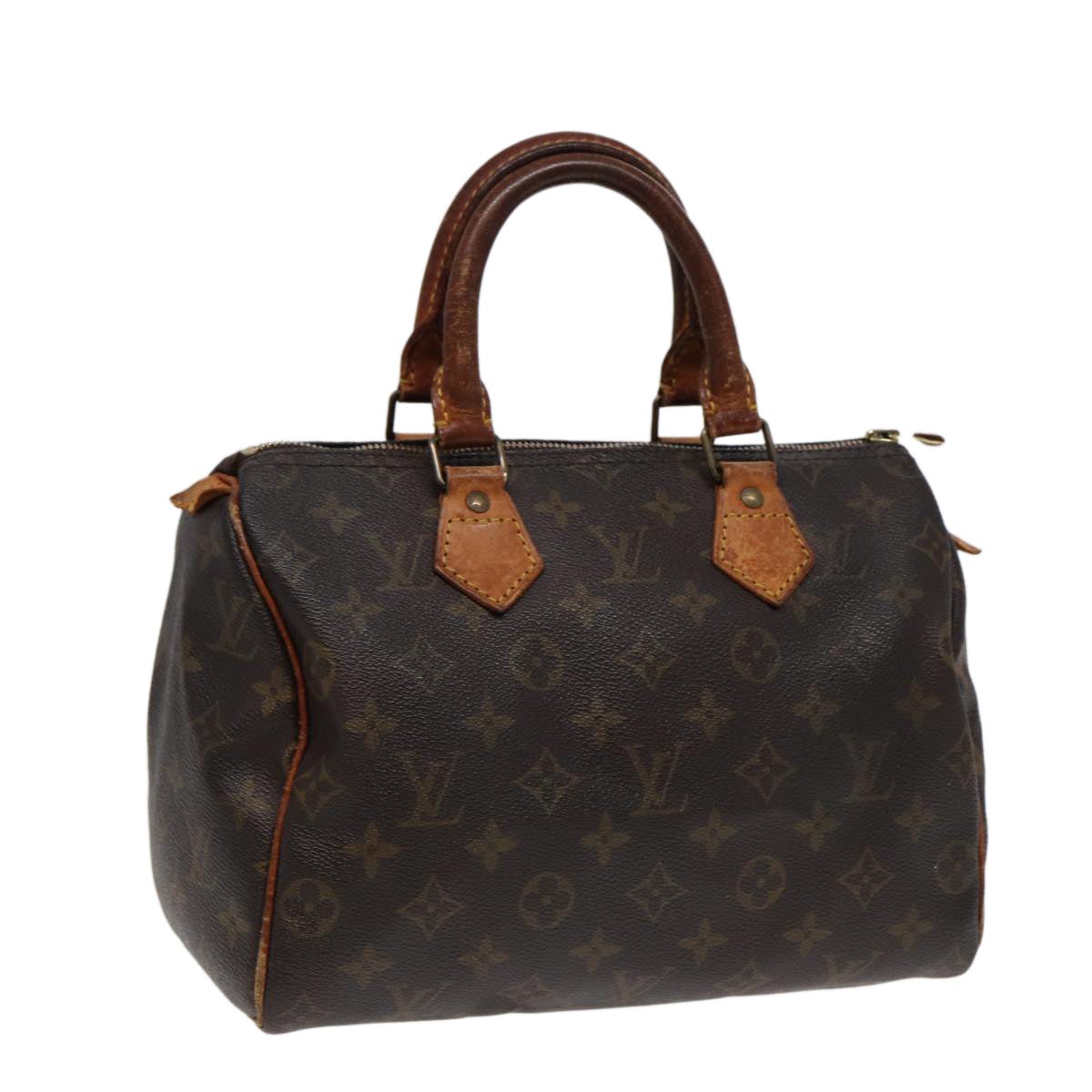 LOUIS VUITTON Monogram Speedy 25 Hand Bag M41528 LV Auth 88352