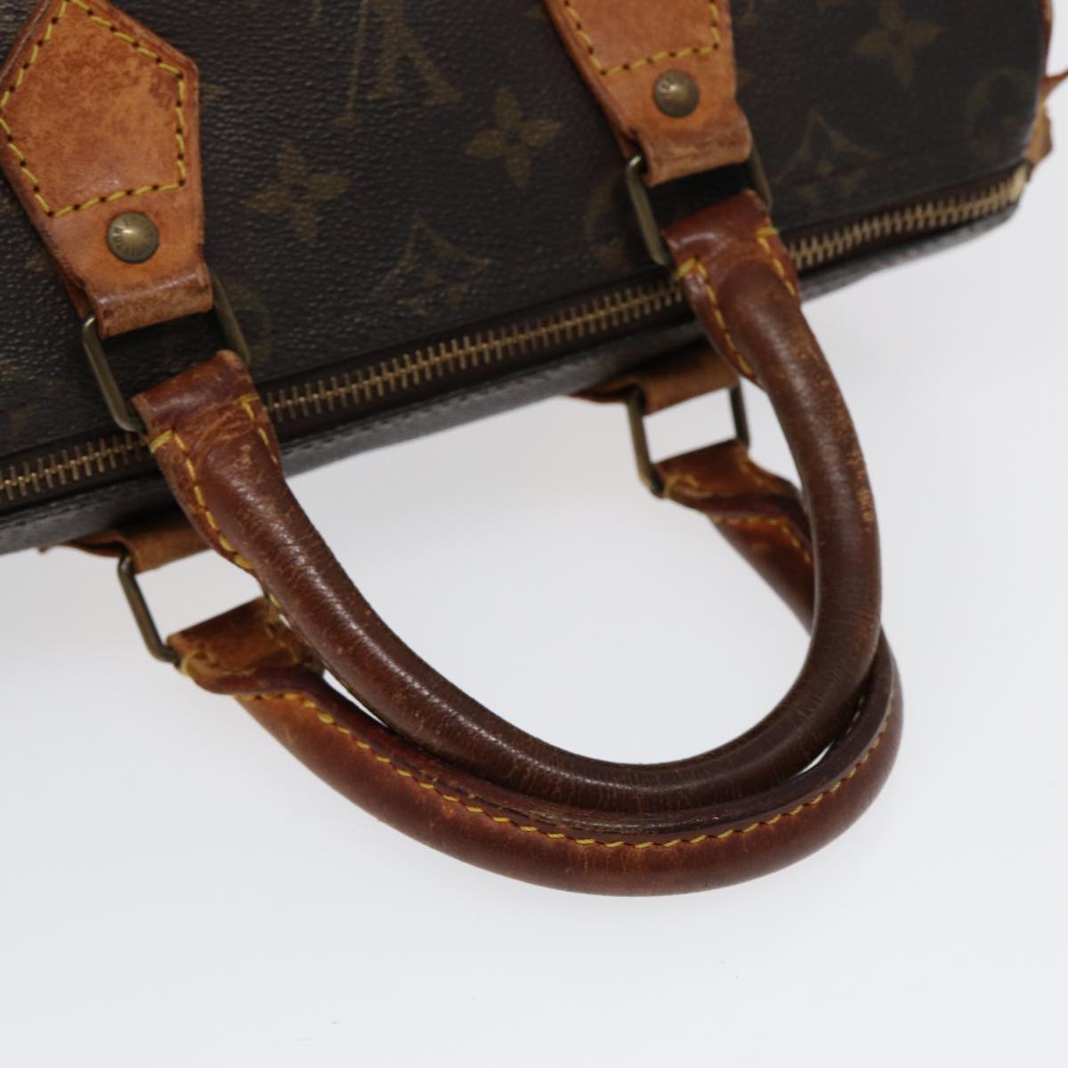 LOUIS VUITTON Monogram Speedy 25 Hand Bag M41528 LV Auth 88352