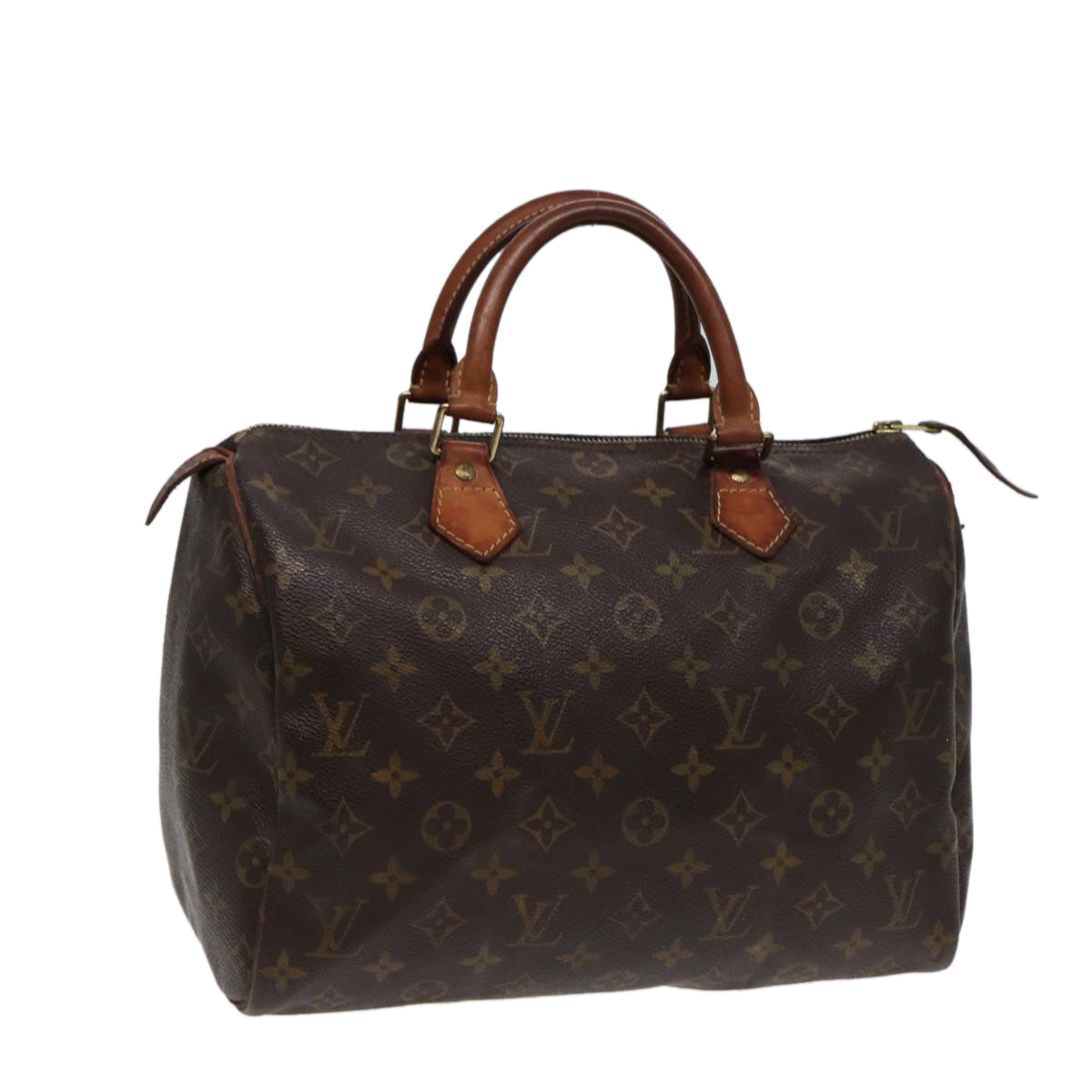 LOUIS VUITTON Monogram Speedy 30 Hand Bag M41526 LV Auth 88354