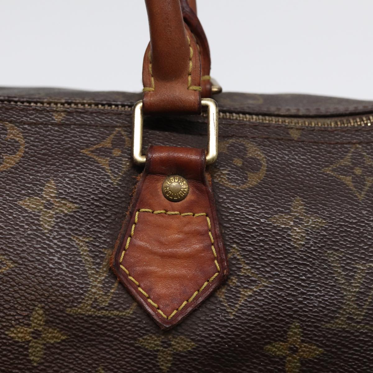 LOUIS VUITTON Monogram Speedy 30 Hand Bag M41526 LV Auth 88354