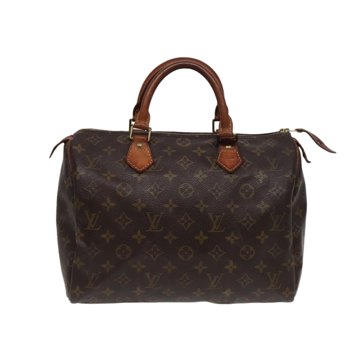 LOUIS VUITTON Monogram Speedy 30 Hand Bag M41526 LV Auth 88354