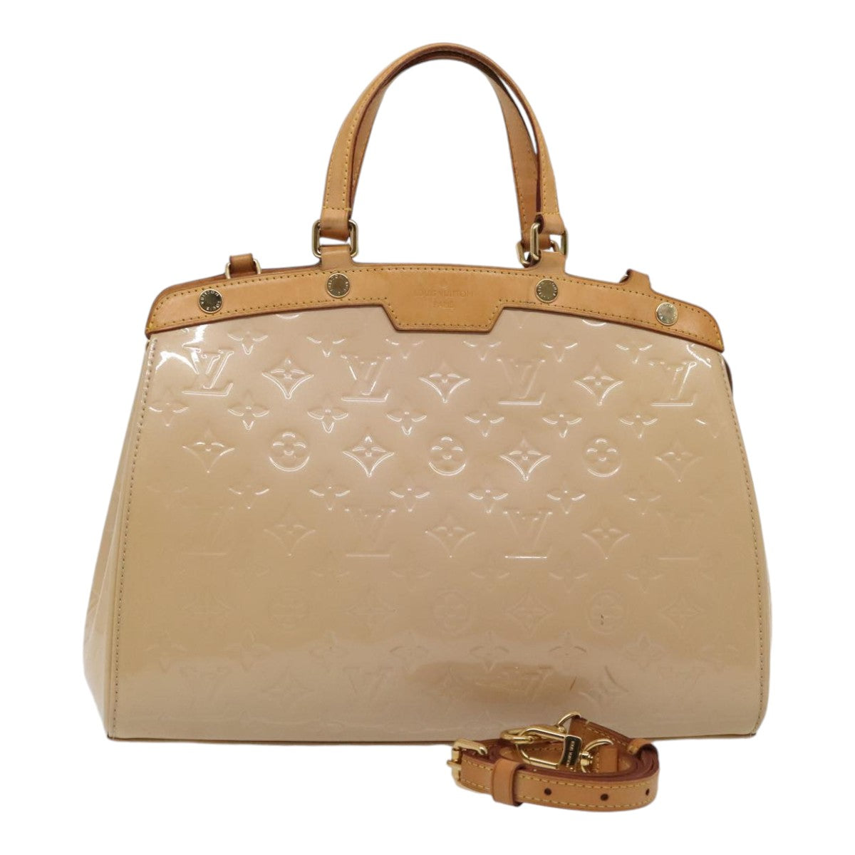 LOUIS VUITTON Monogram Vernis Blair MM Bag 2way Rose Angelique M90068 Auth 88359