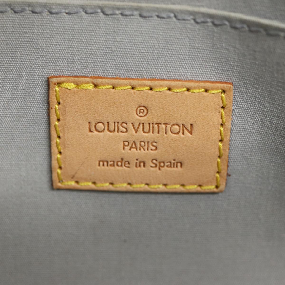 LOUIS VUITTON Monogram Vernis Roxbury Drive Hand Bag Perle M91374 LV Auth 88360