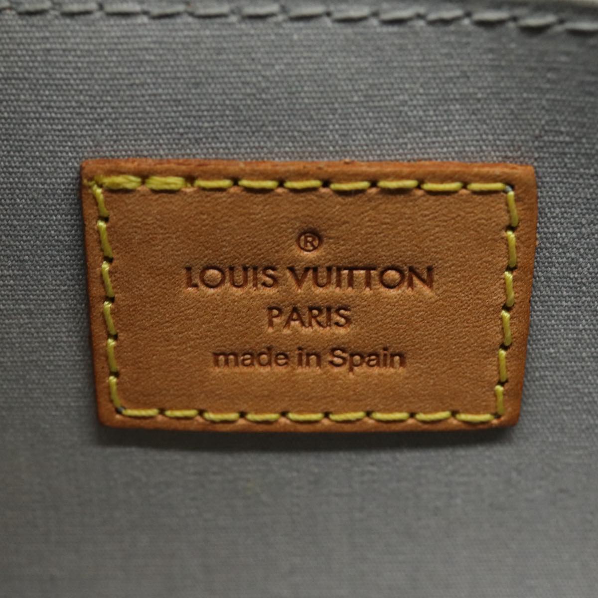 LOUIS VUITTON Monogram Vernis Roxbury Drive Hand Bag Perle M91374 LV Auth 88362