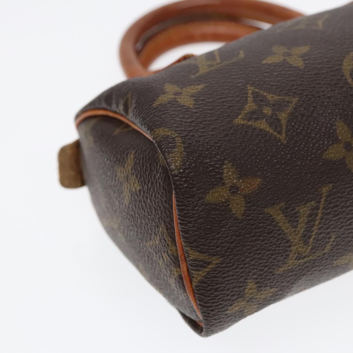 LOUIS VUITTON Monogram Mini Speedy Hand Bag M41534 LV Auth 88377