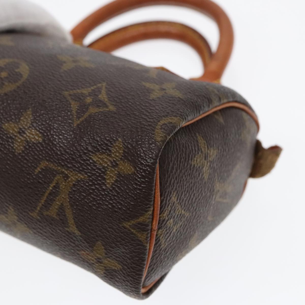 LOUIS VUITTON Monogram Mini Speedy Hand Bag M41534 LV Auth 88377