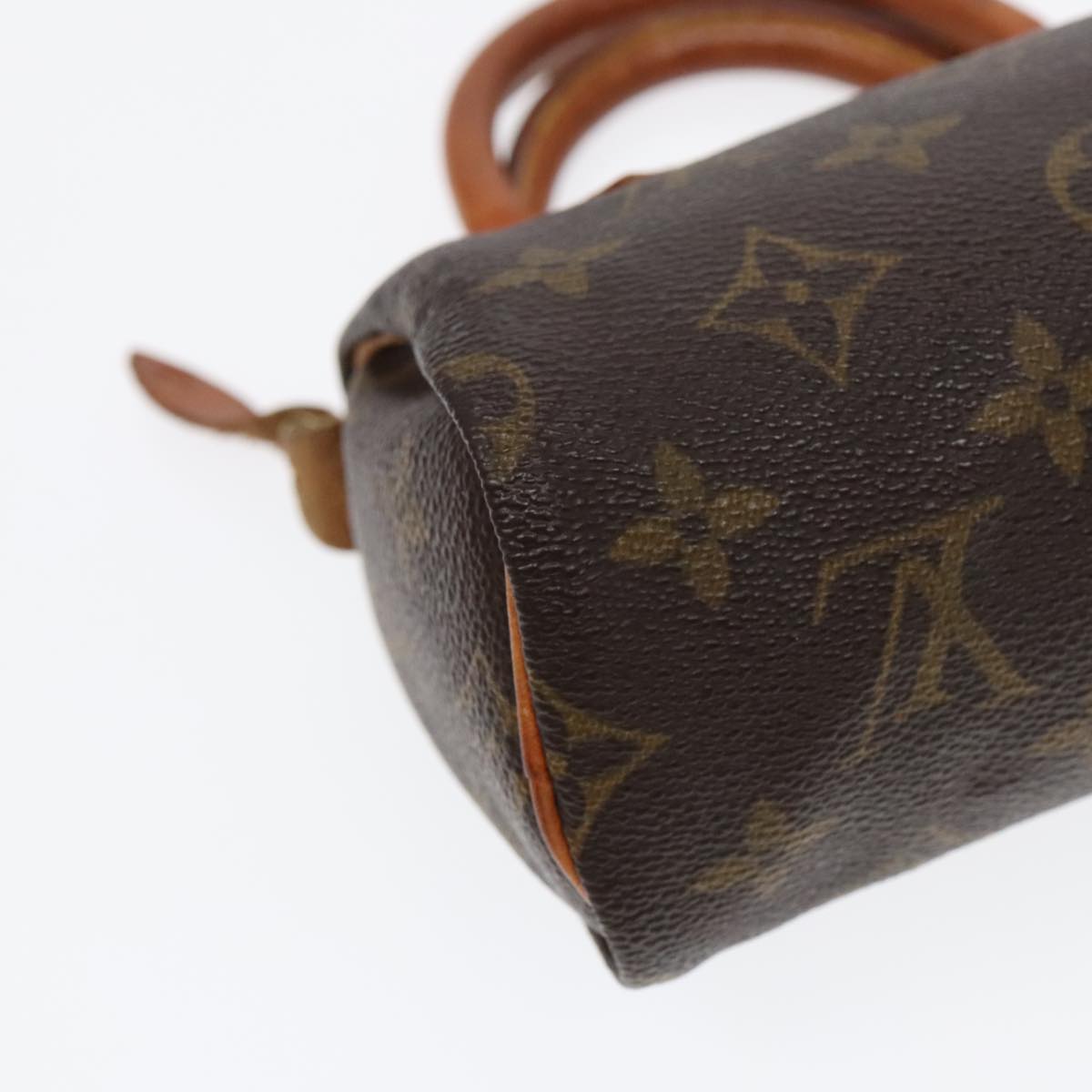 LOUIS VUITTON Monogram Mini Speedy Hand Bag M41534 LV Auth 88377