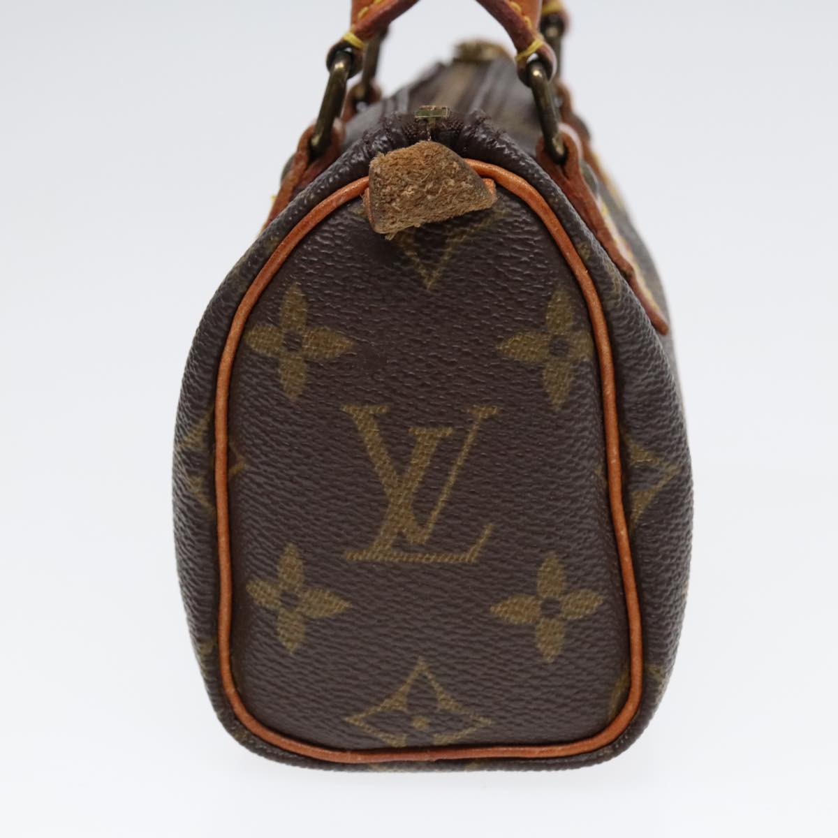 LOUIS VUITTON Monogram Mini Speedy Hand Bag M41534 LV Auth 88377