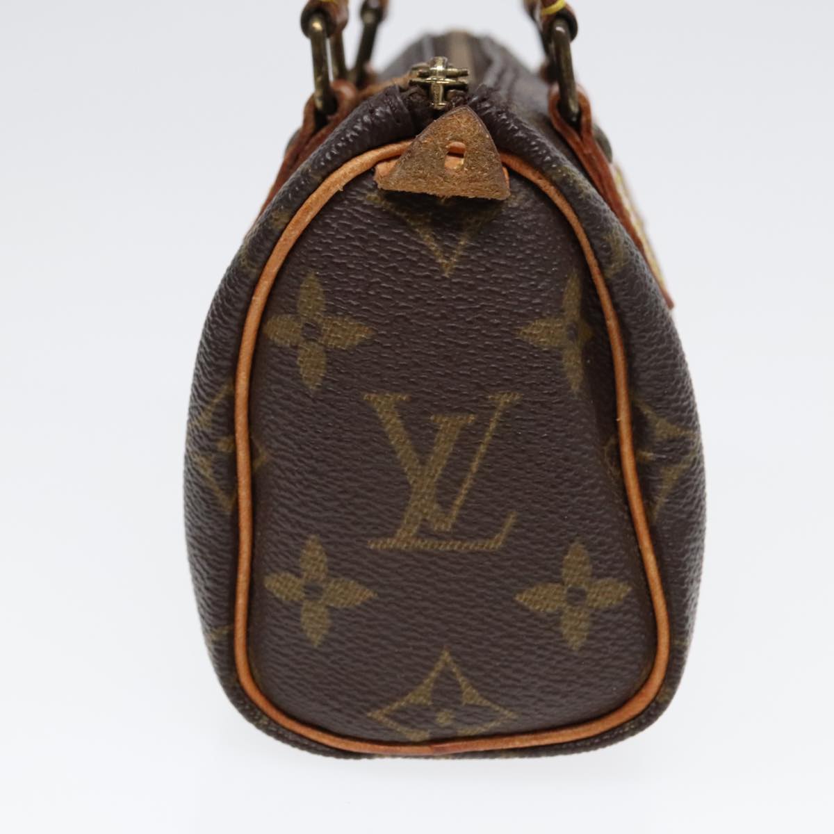 LOUIS VUITTON Monogram Mini Speedy Hand Bag M41534 LV Auth 88377