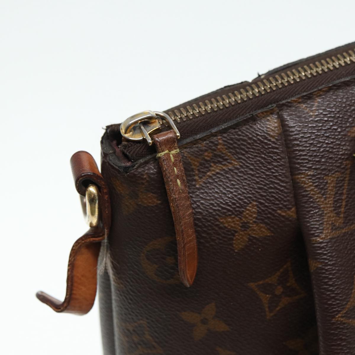 LOUIS VUITTON Monogram Turen PM Hand Bag 2way M48813 LV Auth 88386