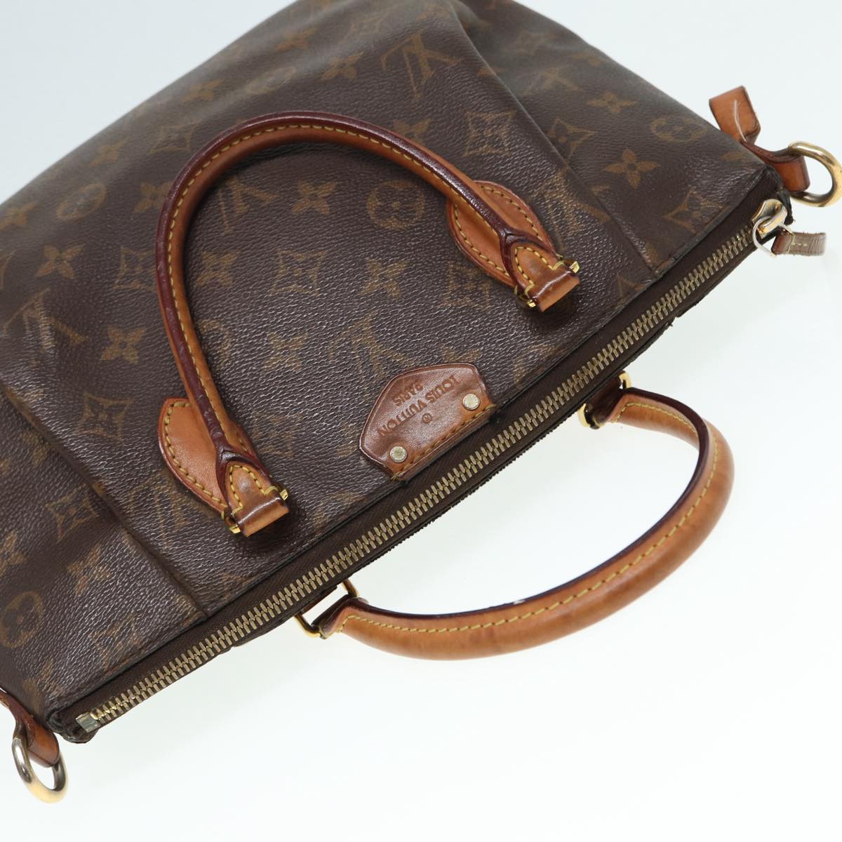 LOUIS VUITTON Monogram Turen PM Hand Bag 2way M48813 LV Auth 88386