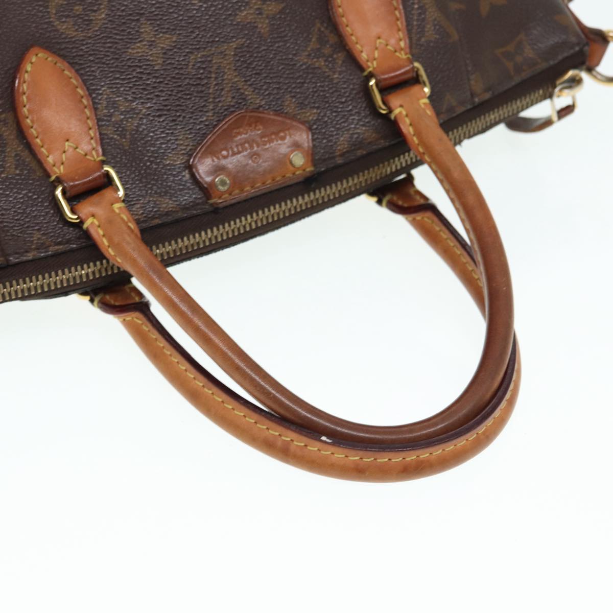 LOUIS VUITTON Monogram Turen PM Hand Bag 2way M48813 LV Auth 88386