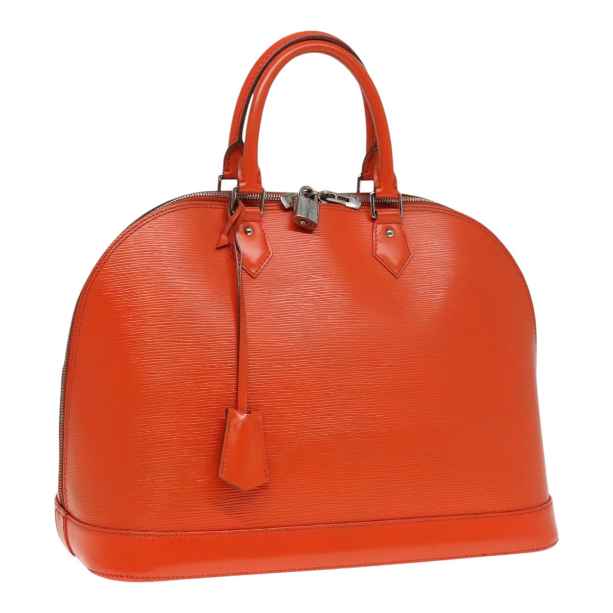 LOUIS VUITTON Epi Alma GM Hand Bag Orange Pimon M40633 LV Auth 88387