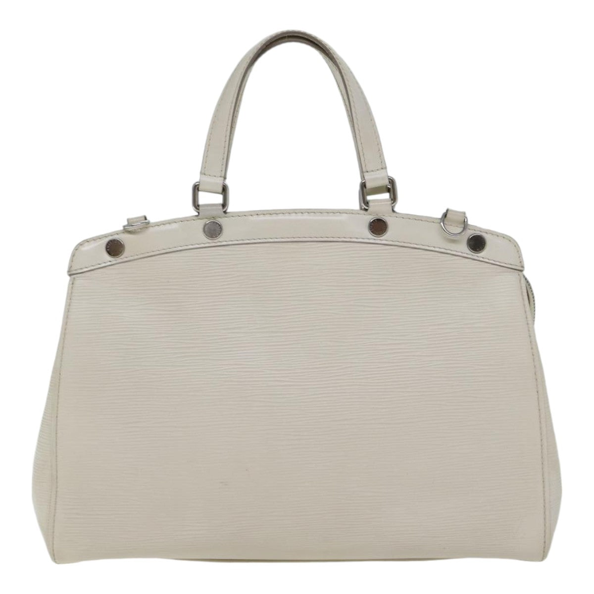 LOUIS VUITTON Epi Blair MM Hand Bag 2way White Yvoire M40330 LV Auth 88431