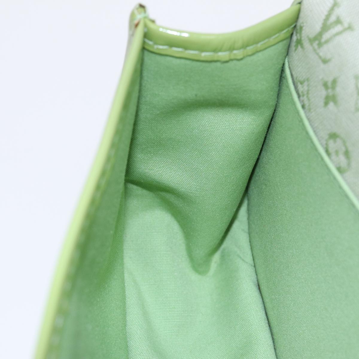 LOUIS VUITTON Monogram Mini Trousse Marie Kate Pouch Green M92935 Auth 88437V