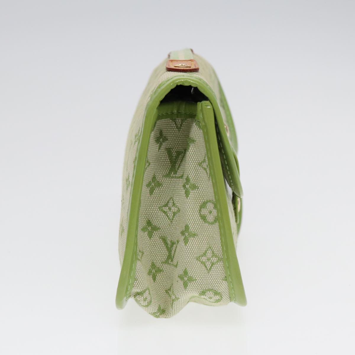 LOUIS VUITTON Monogram Mini Trousse Marie Kate Pouch Green M92935 Auth 88437V