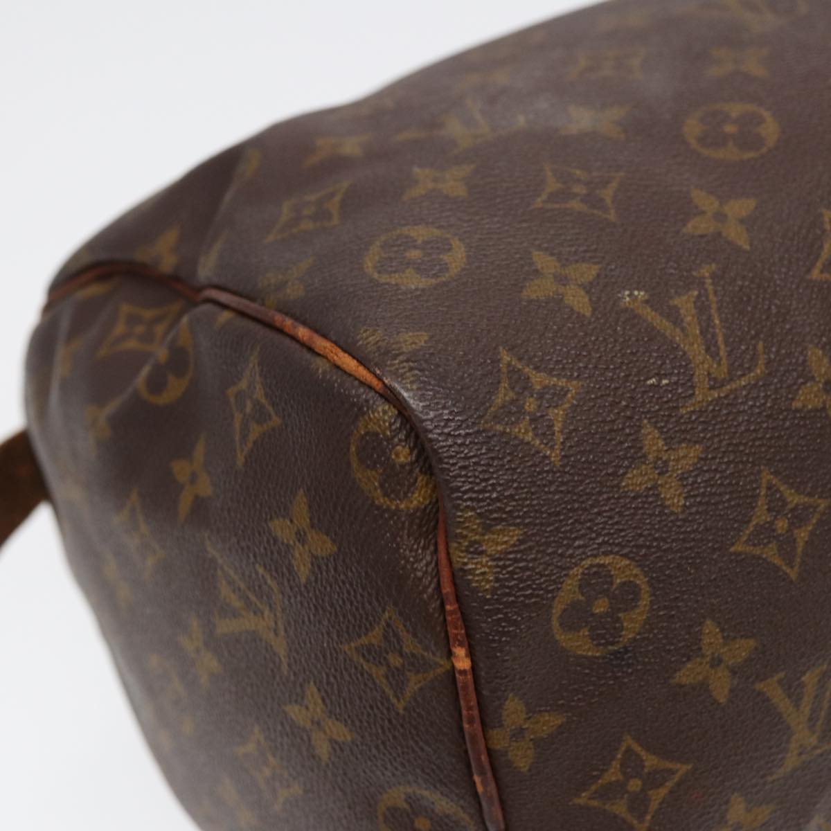 LOUIS VUITTON Monogram Speedy 35 Hand Bag Vintage M41524 LV Auth 88447