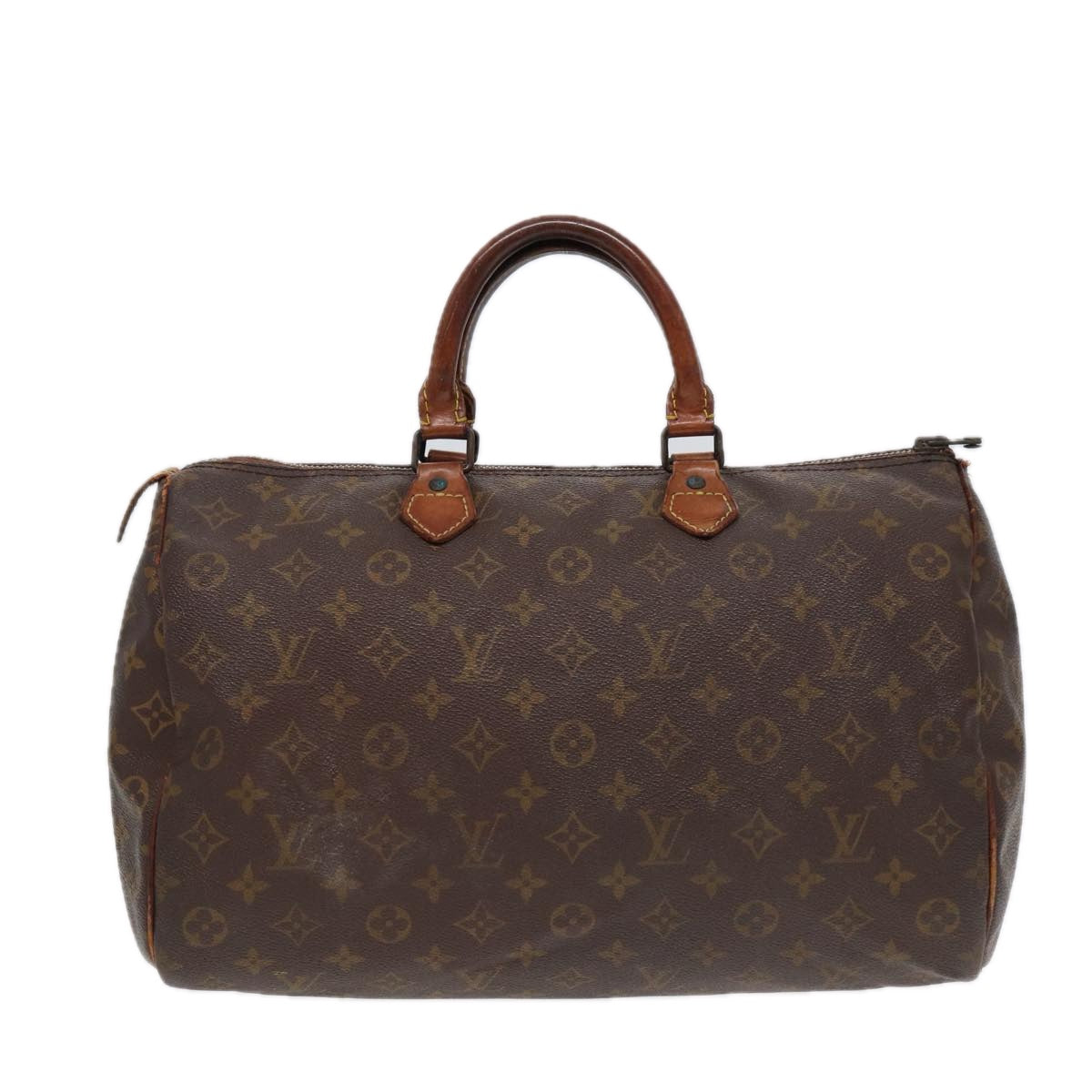 LOUIS VUITTON Monogram Speedy 35 Hand Bag Vintage M41524 LV Auth 88447