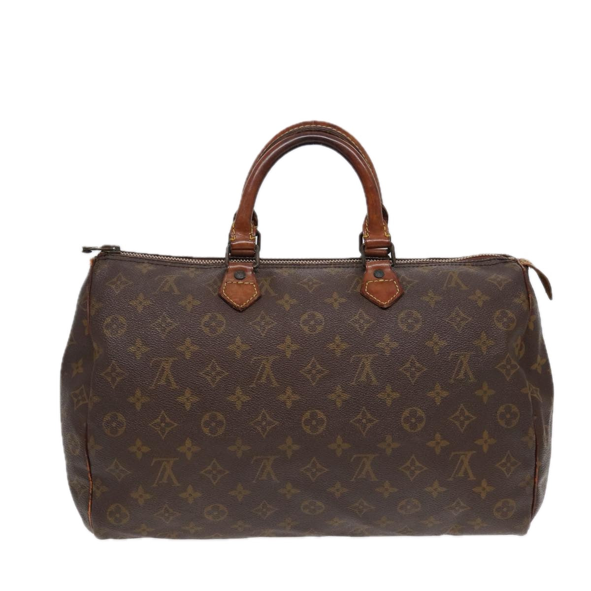 LOUIS VUITTON Monogram Speedy 35 Hand Bag Vintage M41524 LV Auth 88447