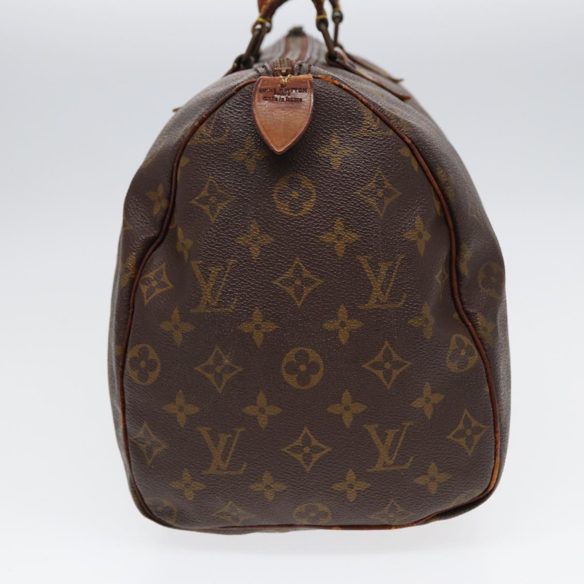 LOUIS VUITTON Monogram Speedy 35 Hand Bag Vintage M41524 LV Auth 88447