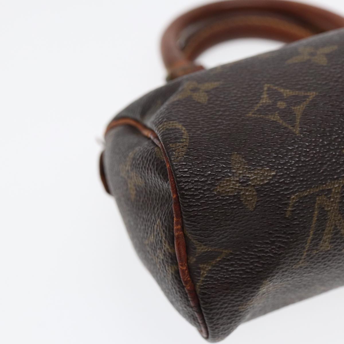 LOUIS VUITTON Monogram Mini Speedy Hand Bag M41534 LV Auth 88457