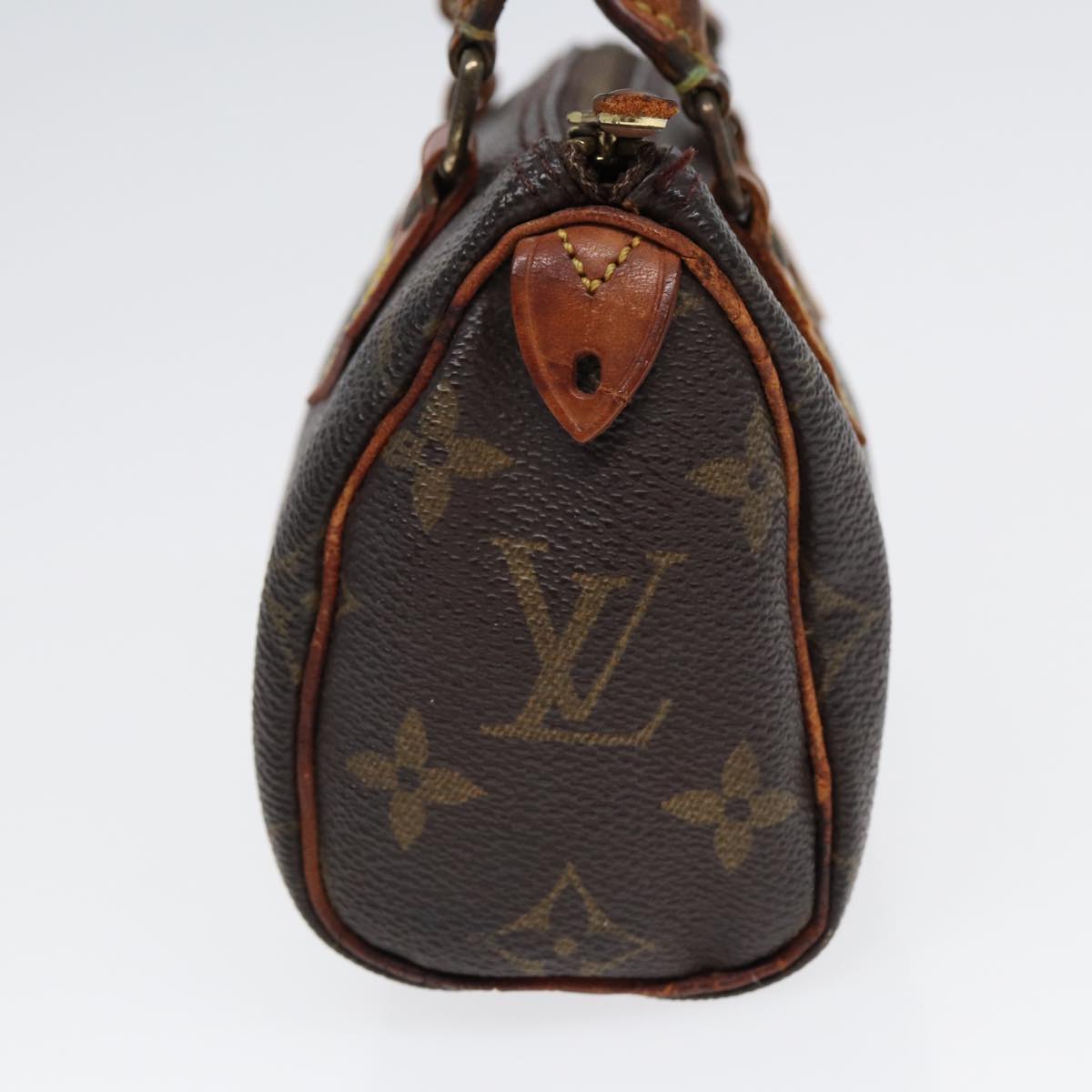 LOUIS VUITTON Monogram Mini Speedy Hand Bag M41534 LV Auth 88457