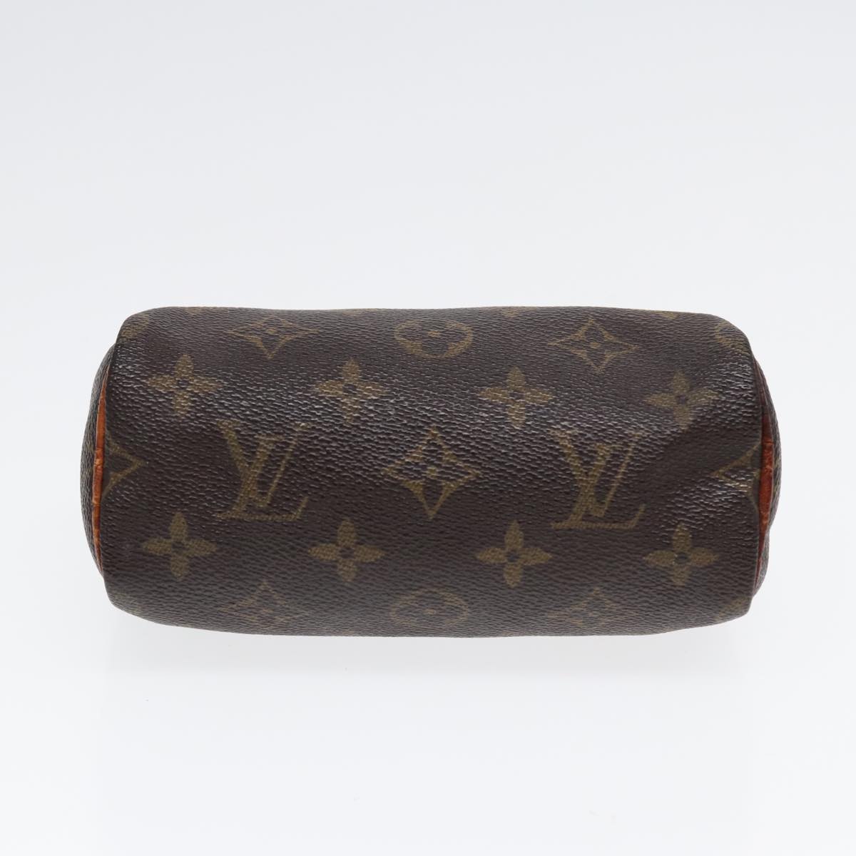 LOUIS VUITTON Monogram Mini Speedy Hand Bag M41534 LV Auth 88457