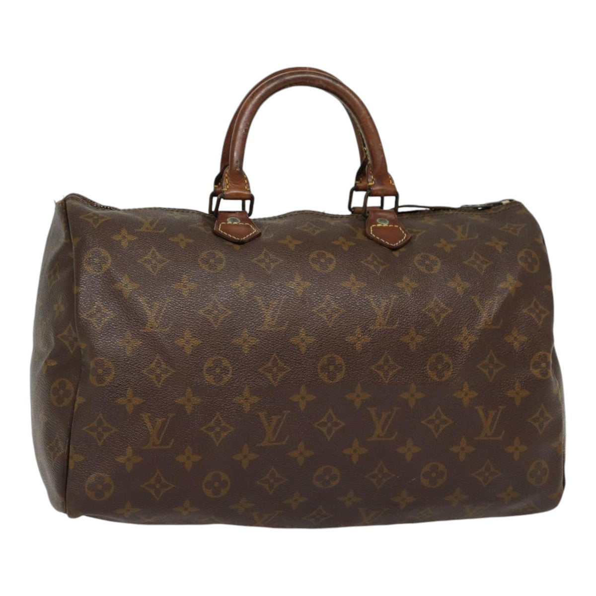 LOUIS VUITTON Monogram Speedy 35 Hand Bag Vintage M41524 LV Auth 88540