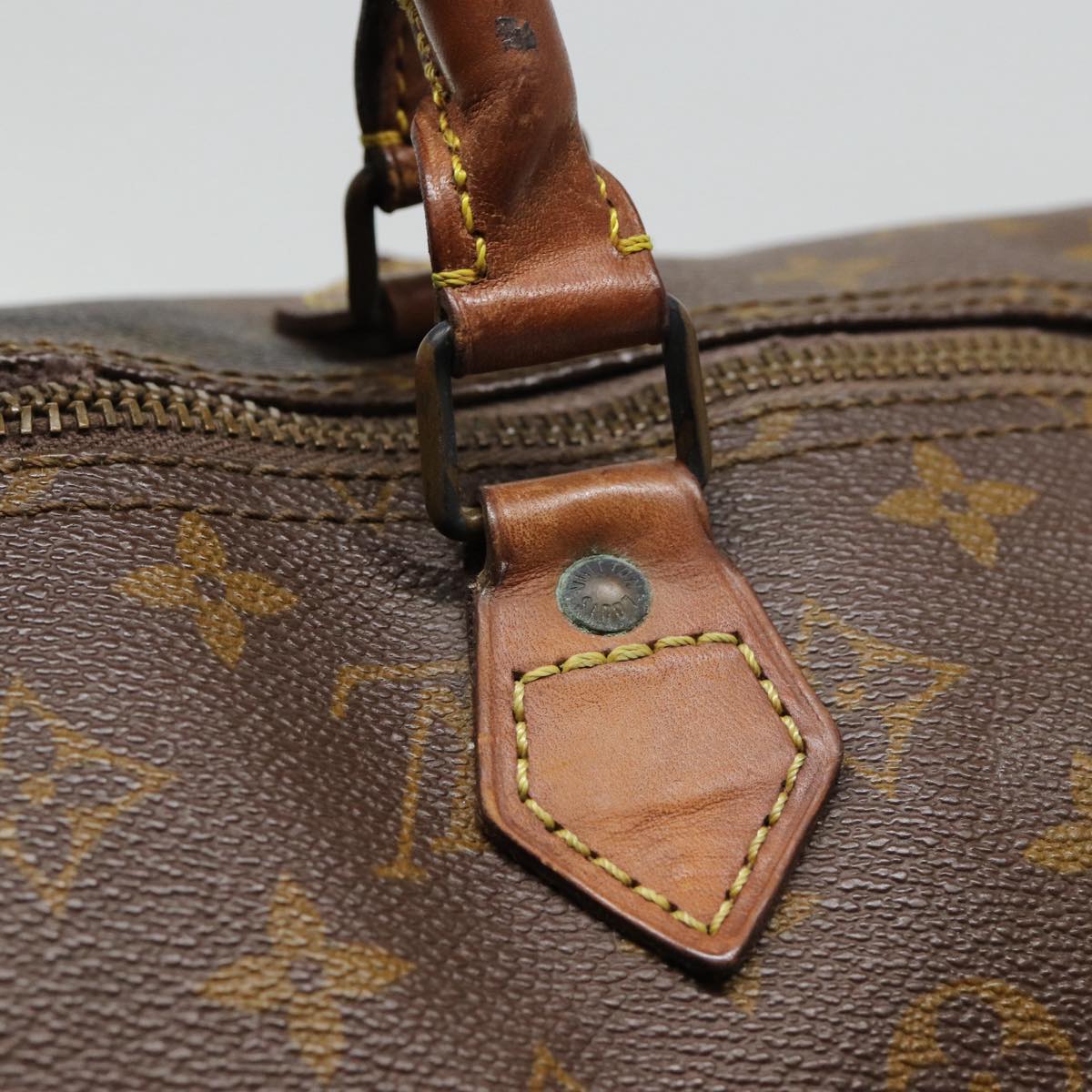 LOUIS VUITTON Monogram Speedy 35 Hand Bag Vintage M41524 LV Auth 88540