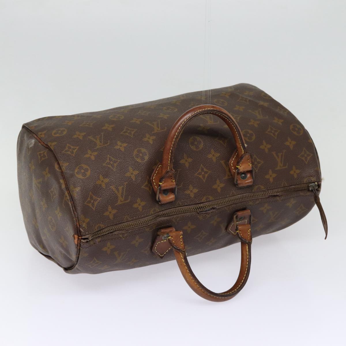 LOUIS VUITTON Monogram Speedy 35 Hand Bag Vintage M41524 LV Auth 88540