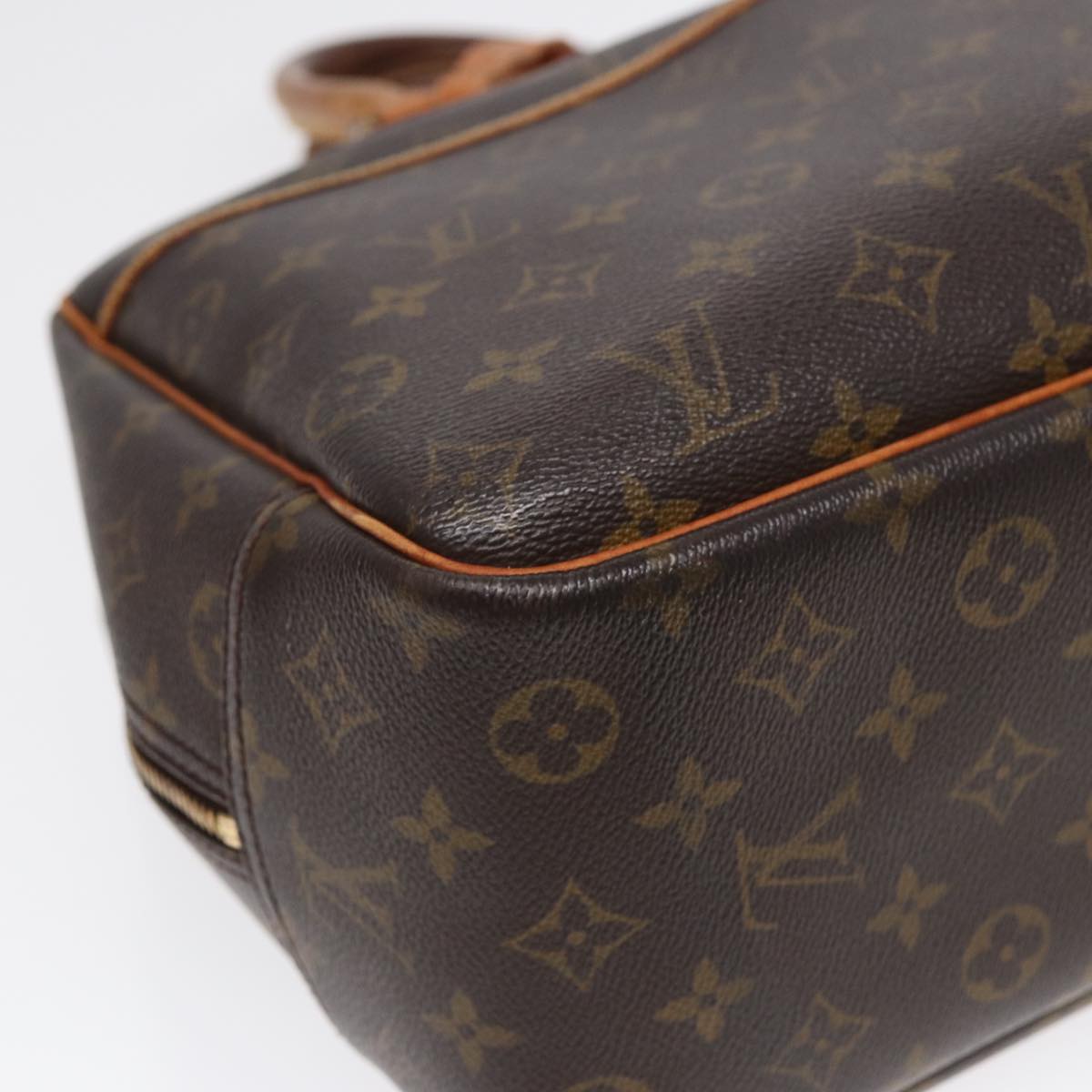 LOUIS VUITTON Monogram Deauville Hand Bag M47270 LV Auth 88554