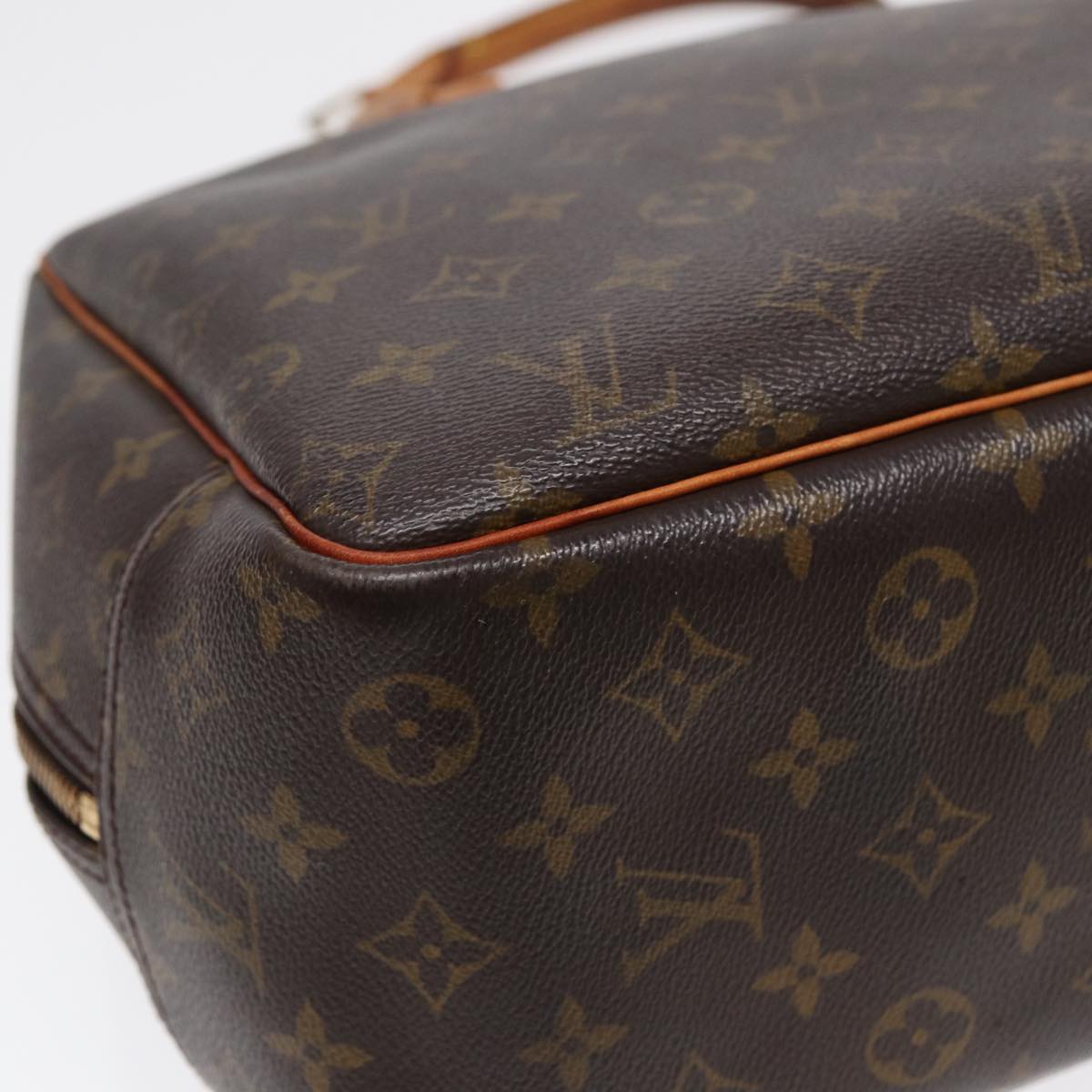 LOUIS VUITTON Monogram Deauville Hand Bag M47270 LV Auth 88554