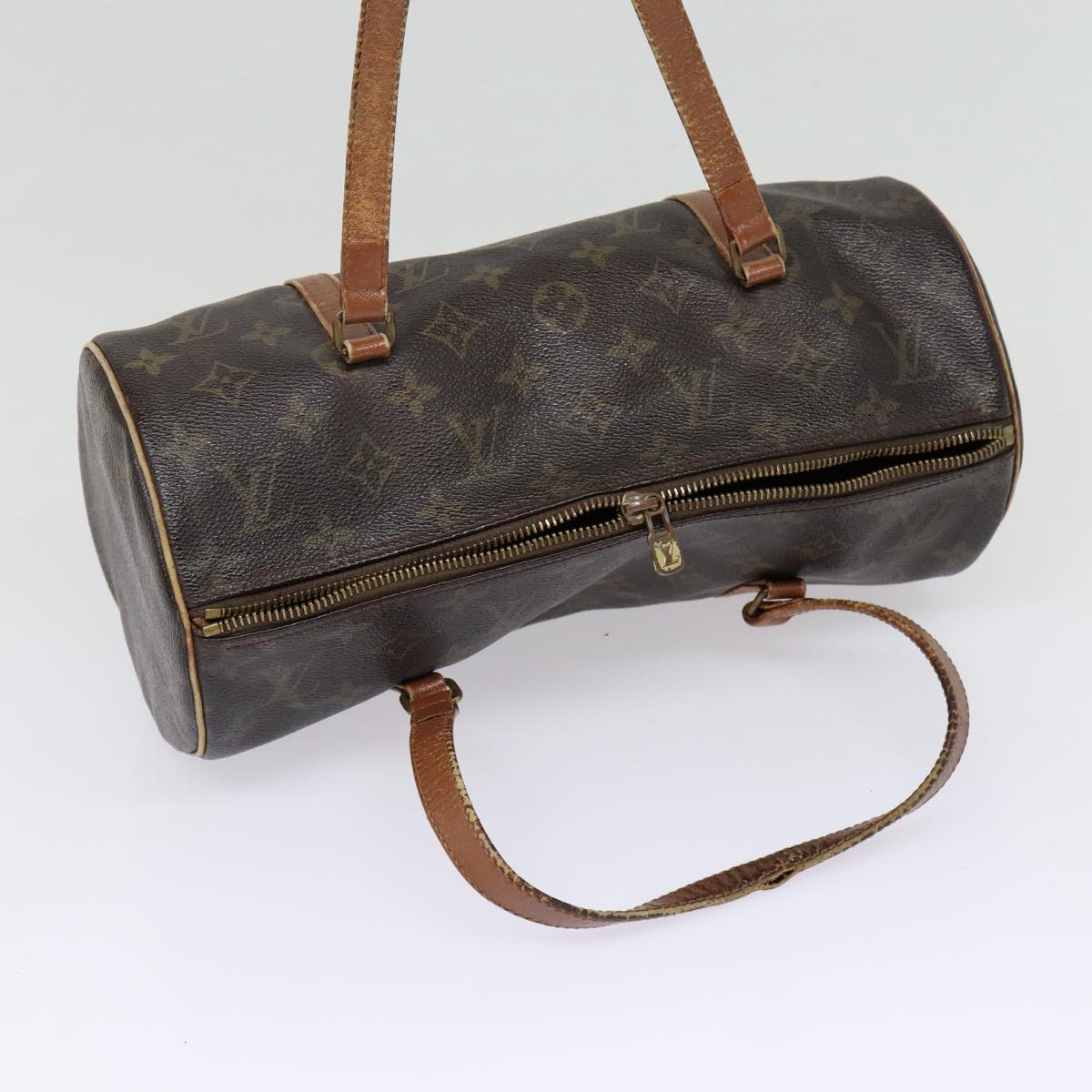 LOUIS VUITTON Monogram Papillon 30 Hand Bag M51385 LV Auth 88561