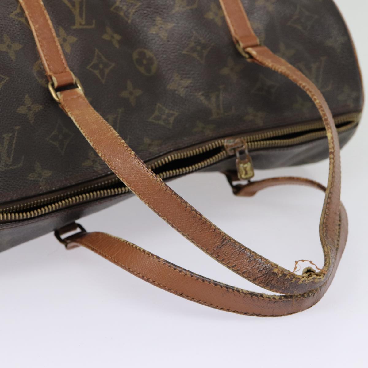 LOUIS VUITTON Monogram Papillon 30 Hand Bag M51385 LV Auth 88561