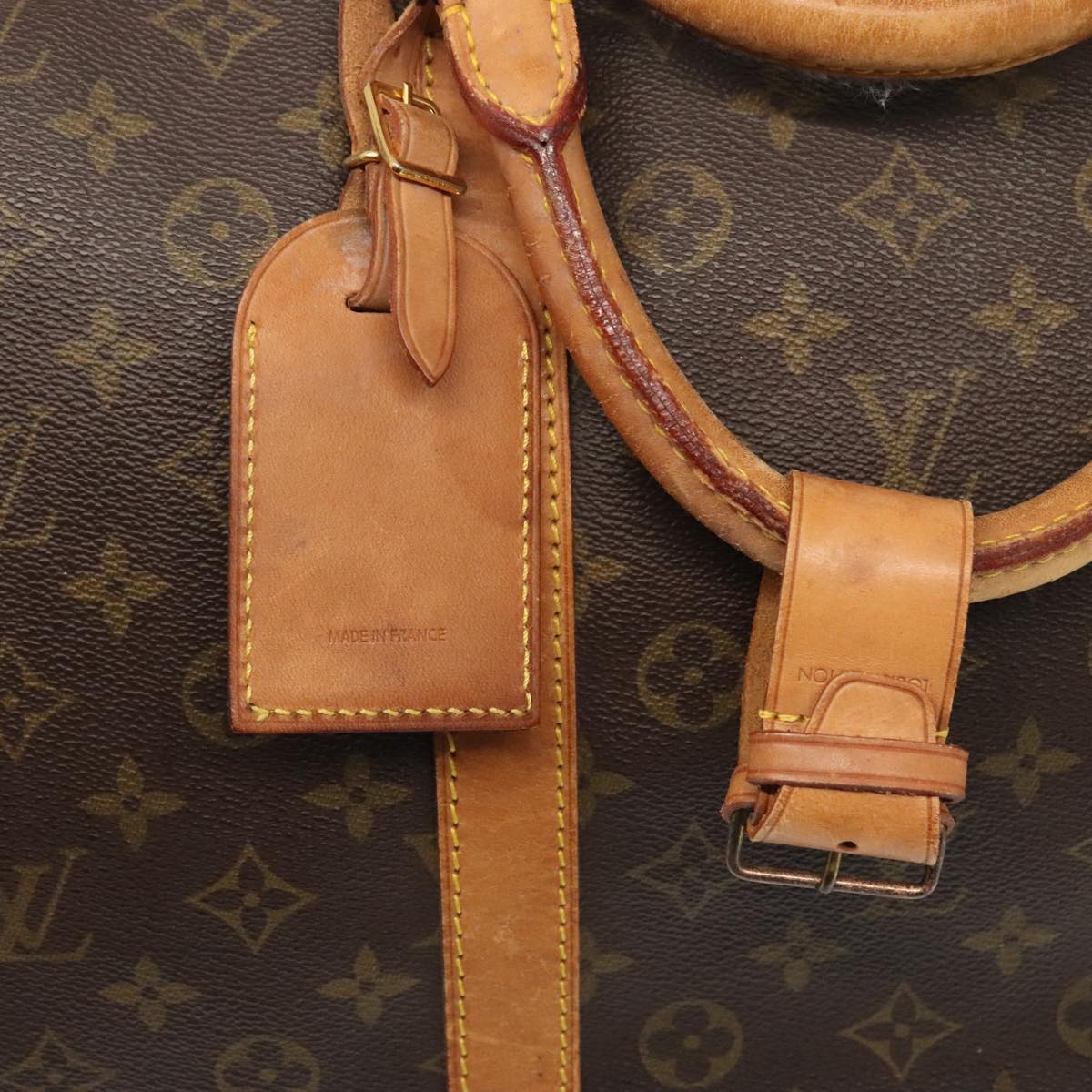 LOUIS VUITTON Monogram Keepall 60 Boston Bag M41422 LV Auth 88579