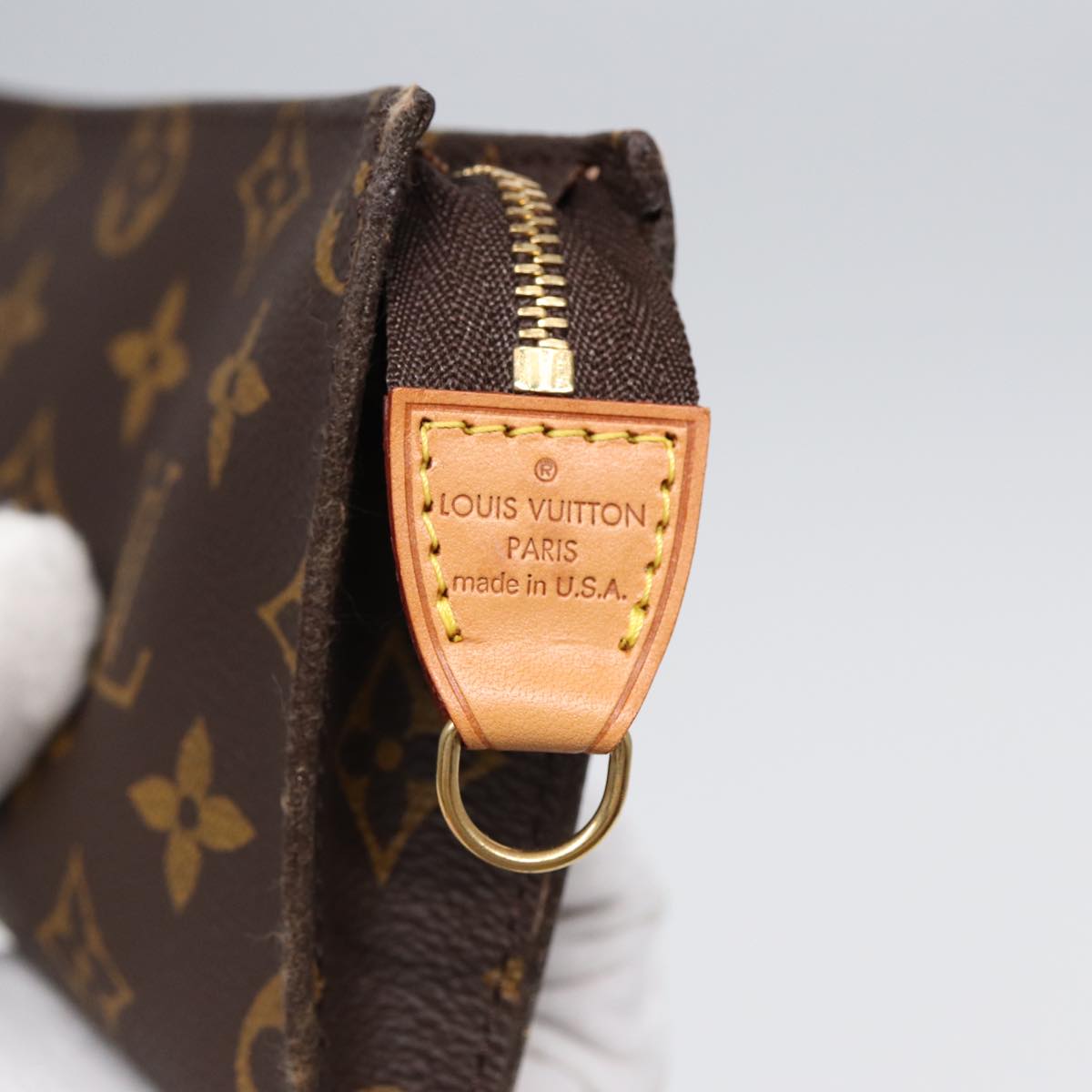 LOUIS VUITTON Monogram Bucket PM Accessory Pouch LV Auth 88586