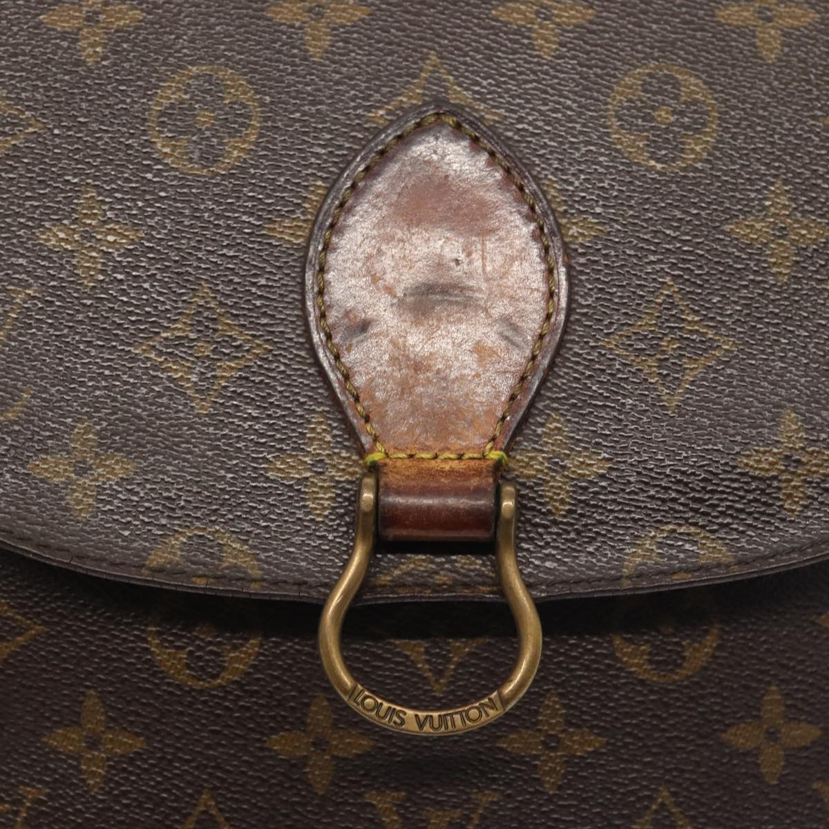 LOUIS VUITTON Monogram Saint Cloud GM Shoulder Bag M51242 LV Auth 88587
