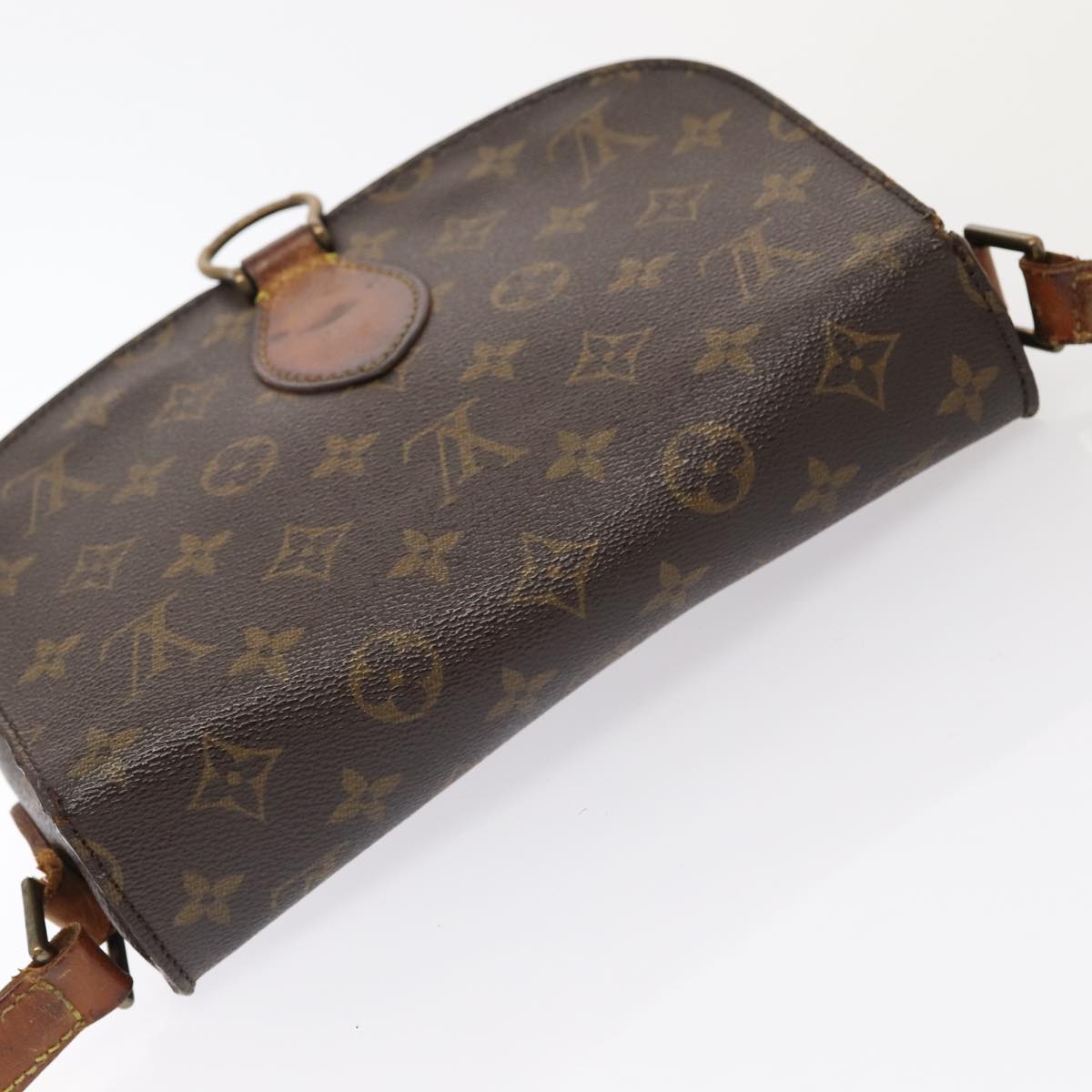 LOUIS VUITTON Monogram Saint Cloud GM Shoulder Bag M51242 LV Auth 88587