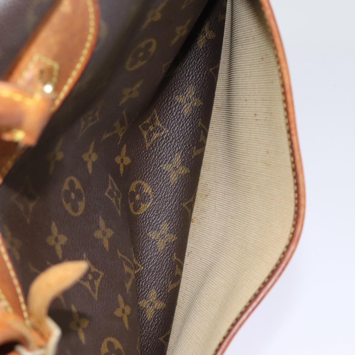 LOUIS VUITTON Monogram Deauville Hand Bag M47270 LV Auth 88634