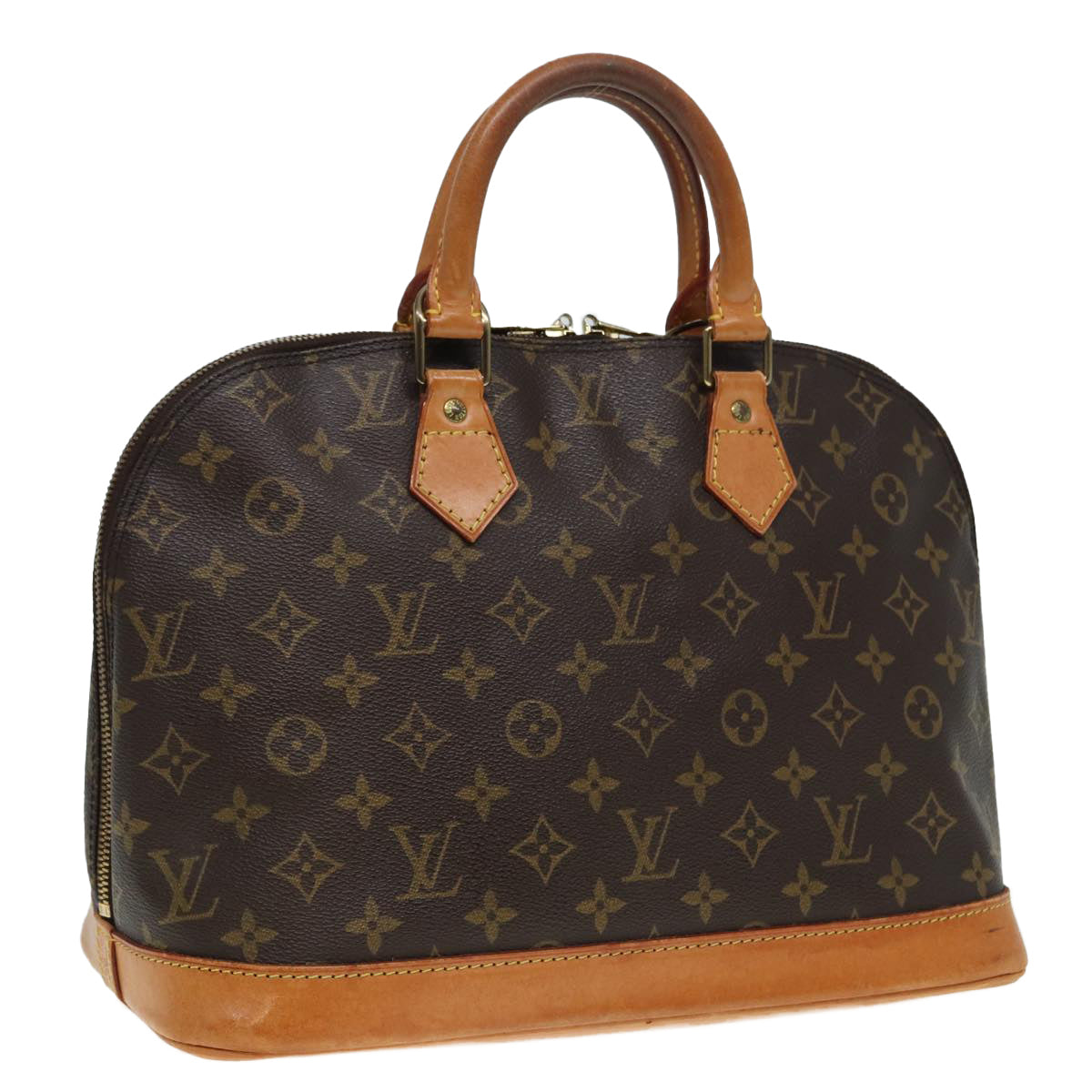 LOUIS VUITTON Monogram Alma Hand Bag M51130 LV Auth 88667