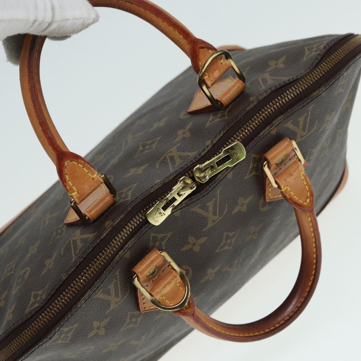 LOUIS VUITTON Monogram Alma Hand Bag M51130 LV Auth 88667